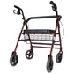 Days 111 Bariatric Rollator with Padded Seat