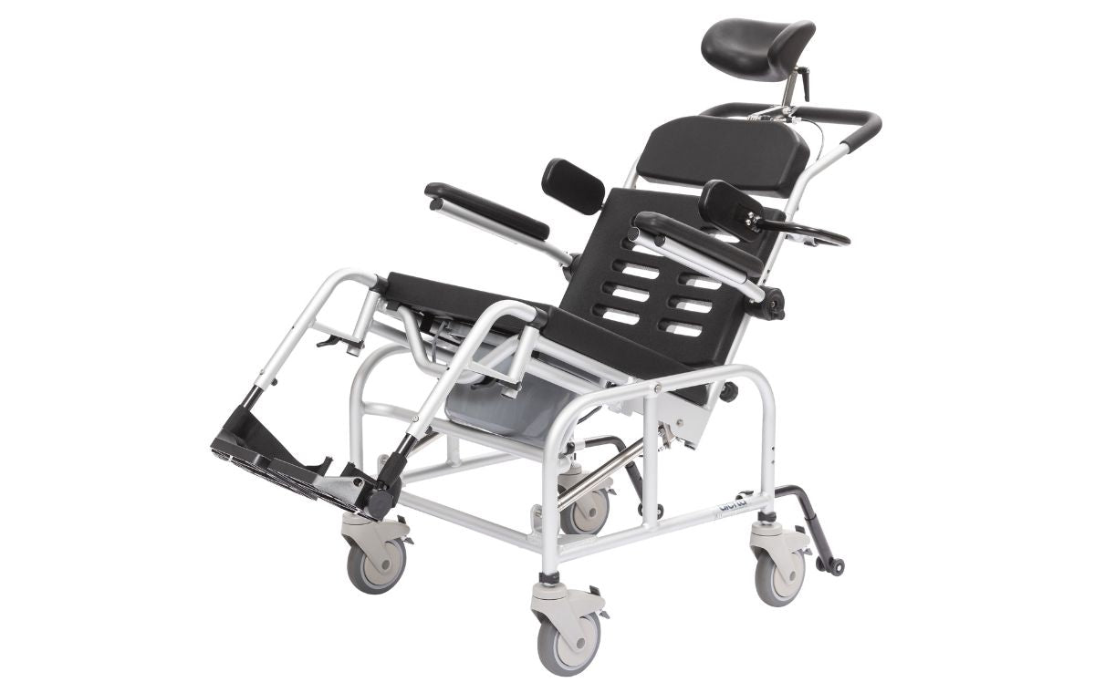 Alerta Aqua Tilt-In-Space Hi-Lo Shower Commode Chair