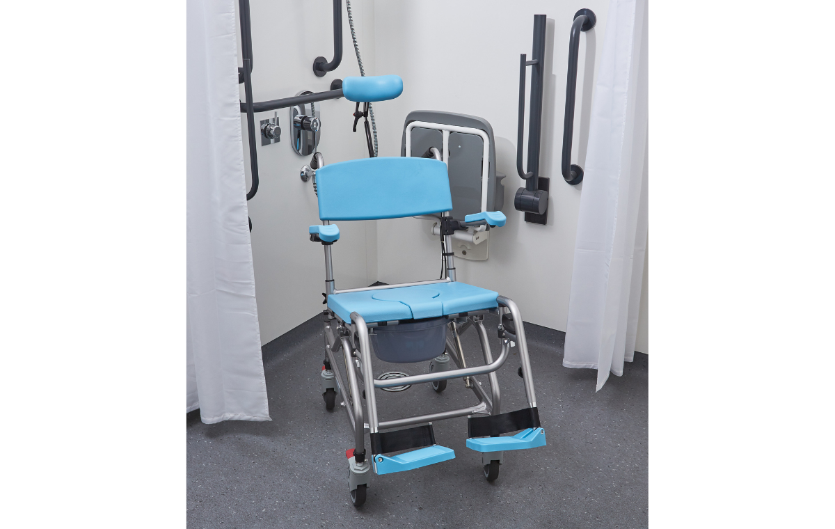 Alerta Aqua Community, Tilt-in-Space Shower Commode Chair