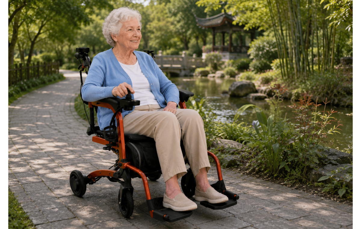 Alerta Powered Rollator. Walk, sit, assist, or be assisted - the choice is always yours!