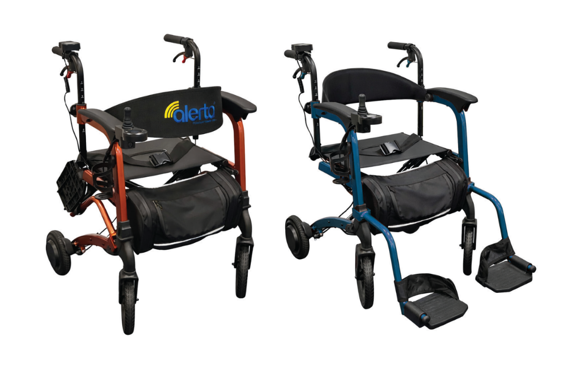 Alerta Powered Rollator. Walk, sit, assist, or be assisted - the choice is always yours!