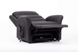 Drive Alaska Extra Large AM-PVC Crib 5 Dual Motor Riser Recliner (Black)