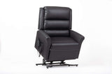 Drive Alaska Extra Large AM-PVC Crib 5 Dual Motor Riser Recliner (Black)
