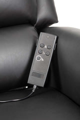 Drive Alaska Extra Large AM-PVC Crib 5 Dual Motor Riser Recliner (Black)