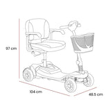 Motion Healthcare Alumina Air Mobility Scooter