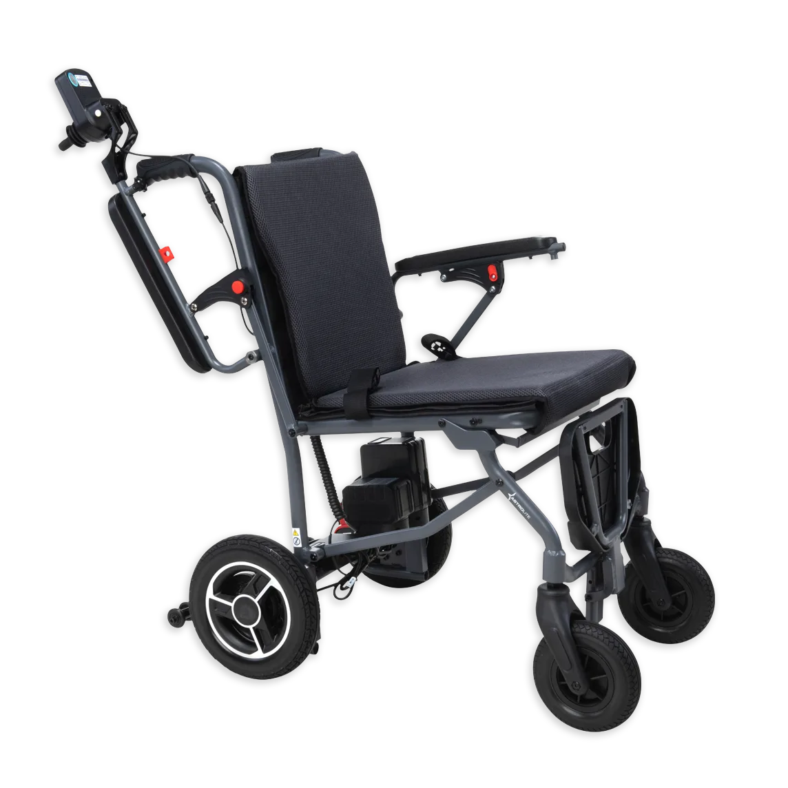 Drive Astrolite Lightweight Folding Powerchair. Just 14.5kg with 10ah Airline Friendly Battery