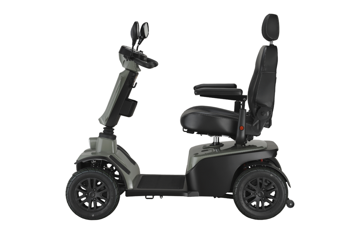 Excel Audax mobility scooter. All new Maxi with 8mph, modern keyless switch, USB charging ports & puncture resistant tires!