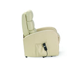 Drive DeVilbiss Three Tier Back PU Dual Motor Rise And Recline Chair. Easy To Clean!
