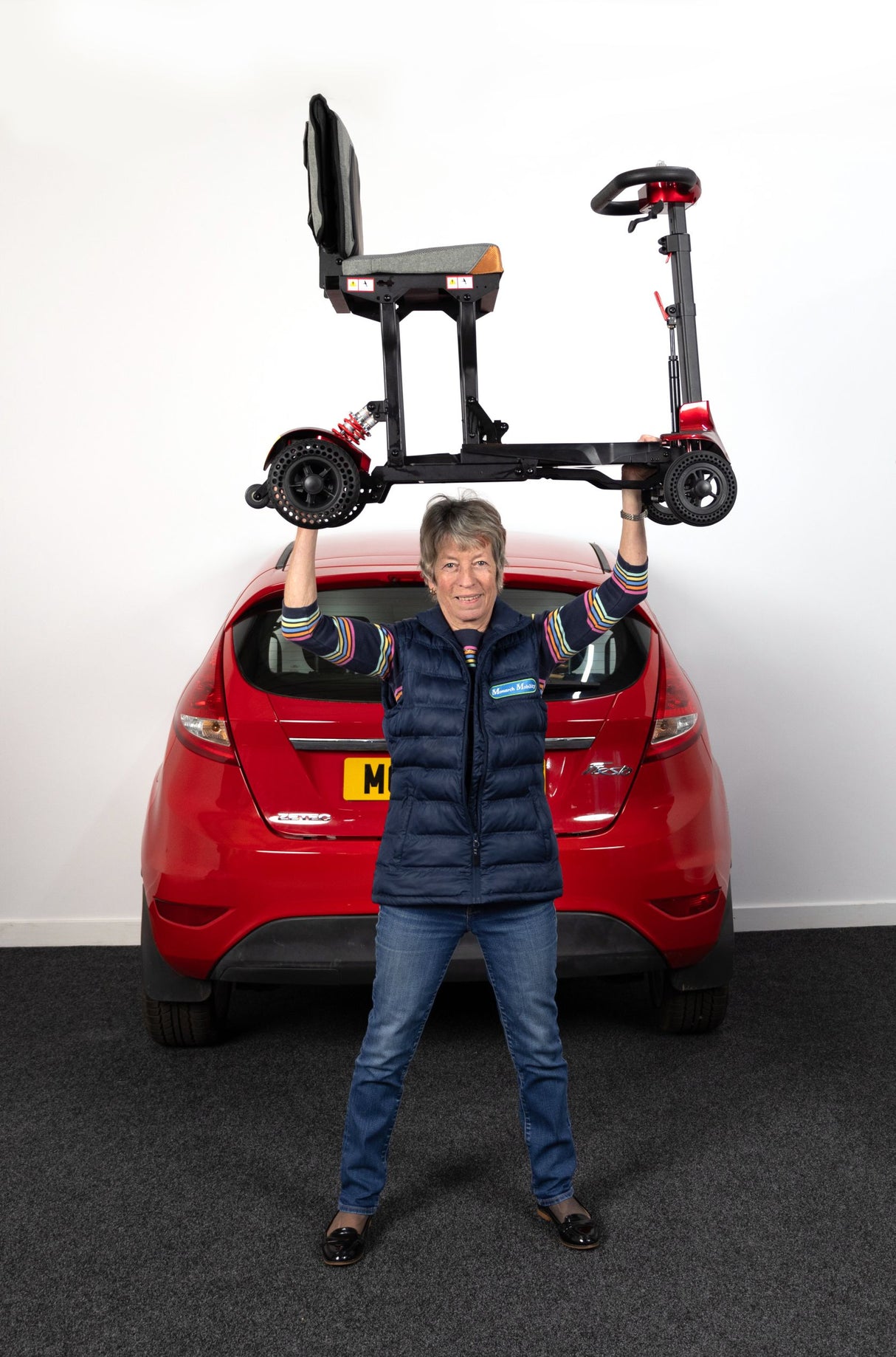 Monarch Genie Lightweight Folding Mobility Scooter - Only 16.85kg! Reconditioned with 12 Month Warranty