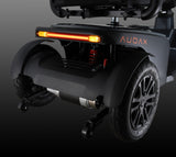 Excel Audax mobility scooter. All new Maxi with 8mph, modern keyless switch, USB charging ports & puncture resistant tires!