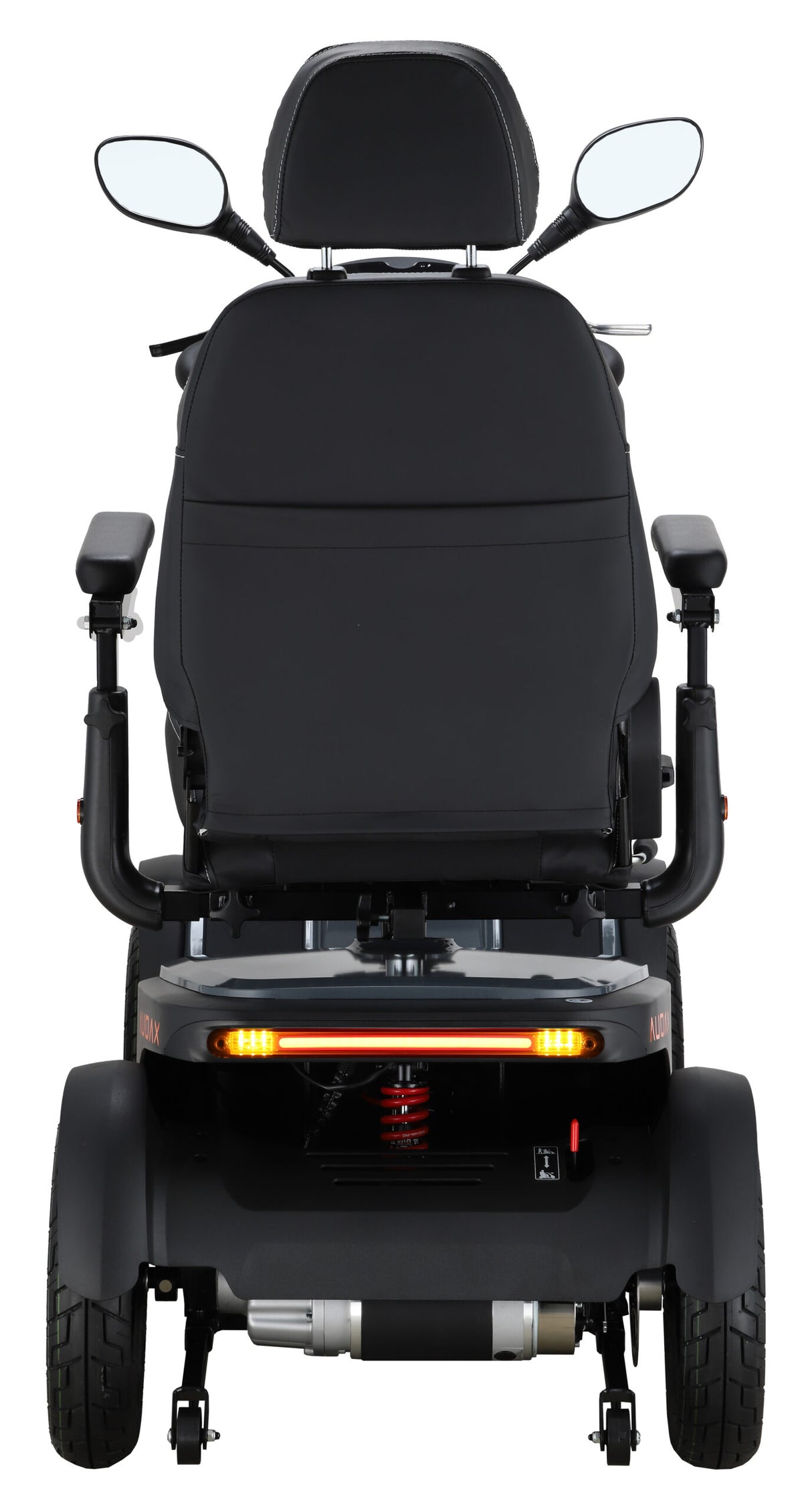 Excel Audax mobility scooter. All new Maxi with 8mph, modern keyless switch, USB charging ports & puncture resistant tires!