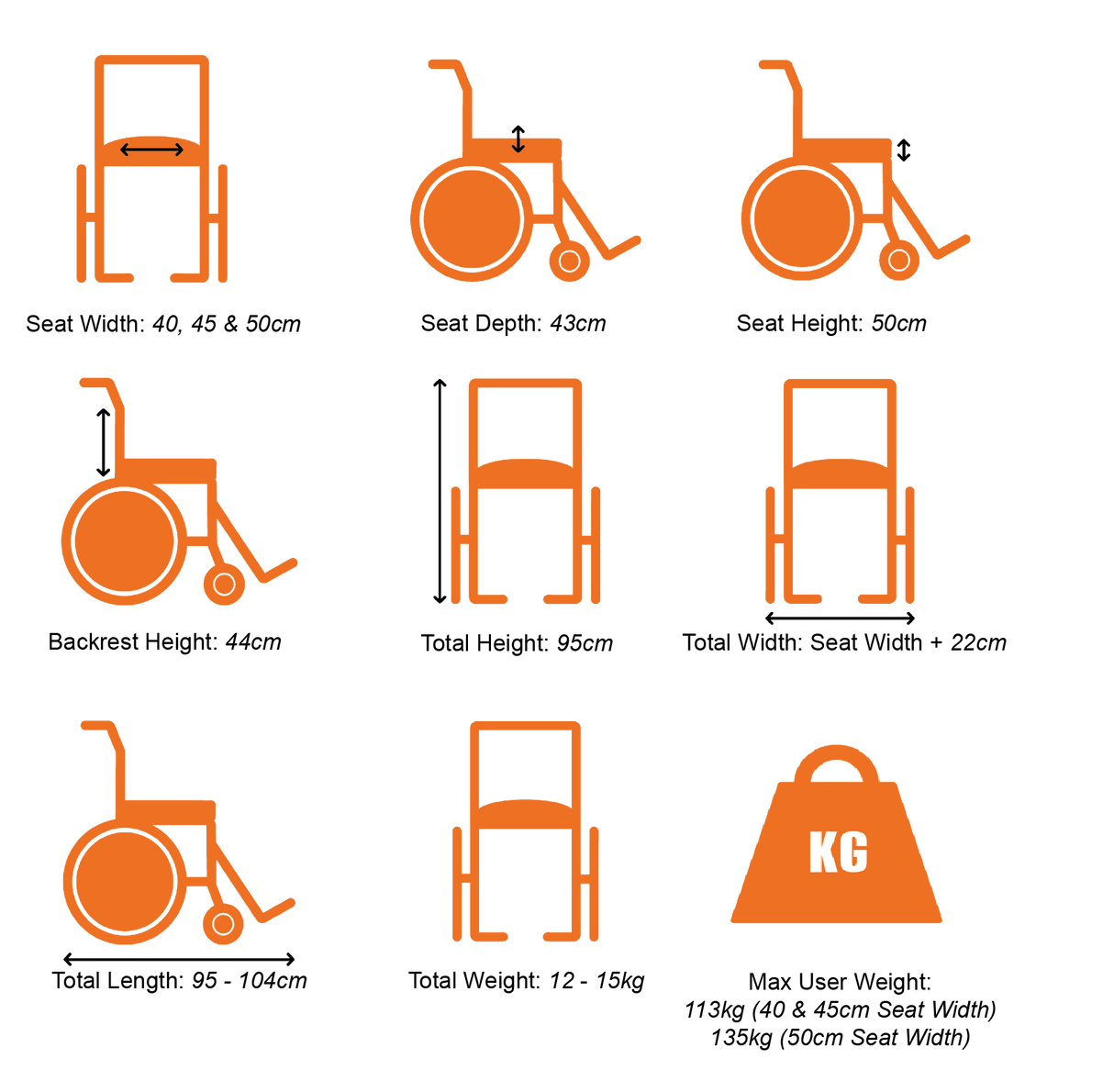 Excel G-Logic Transit Wheelchair