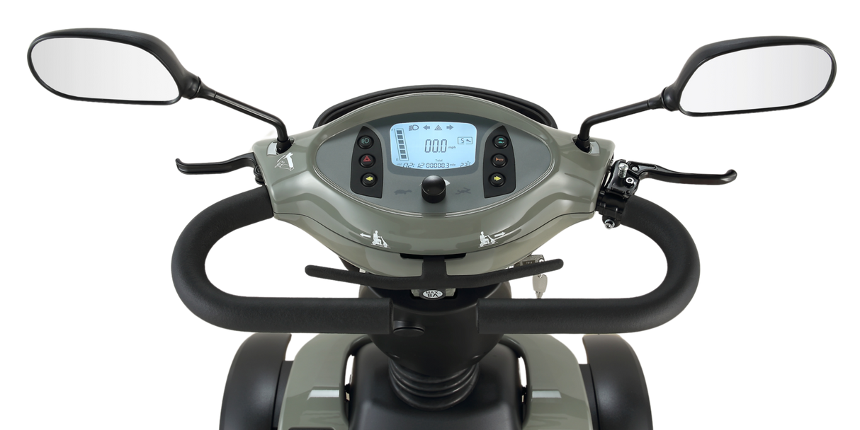 Excel Galaxy II Mobility Scooter. A scooter with extensive experience and excellent driving comfort