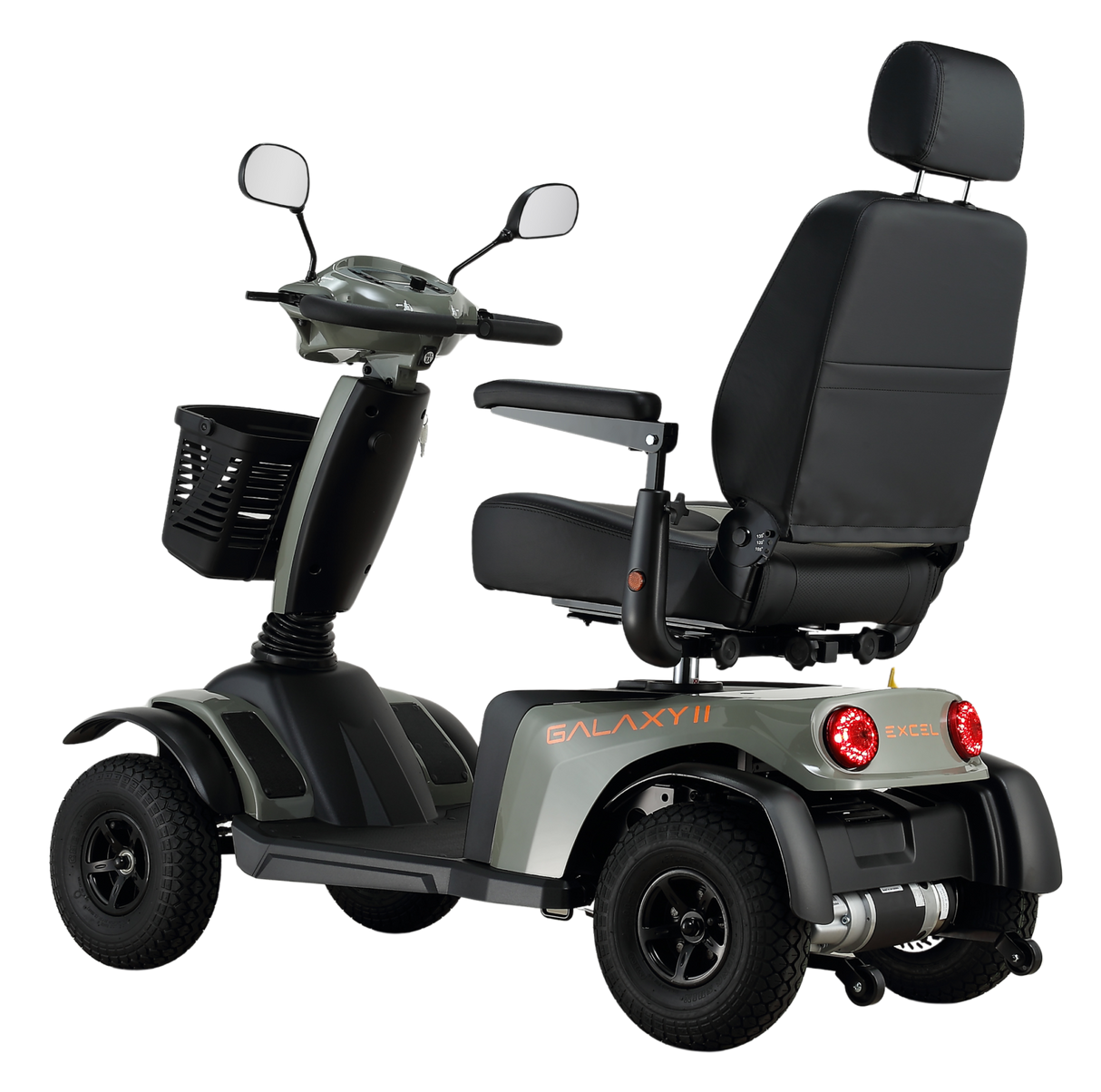 Excel Galaxy II Mobility Scooter. A scooter with extensive experience and excellent driving comfort