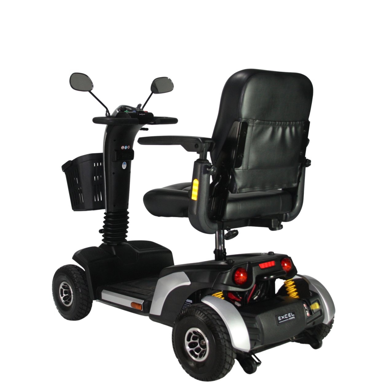 Excel Move. Reliable 6mph mobility scooter with both front and rear suspension.