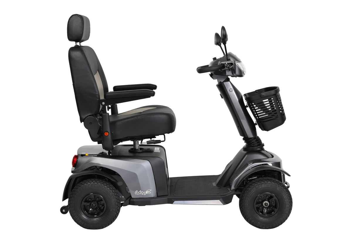 Excel Galaxy II Mobility Scooter. A scooter with extensive experience and excellent driving comfort