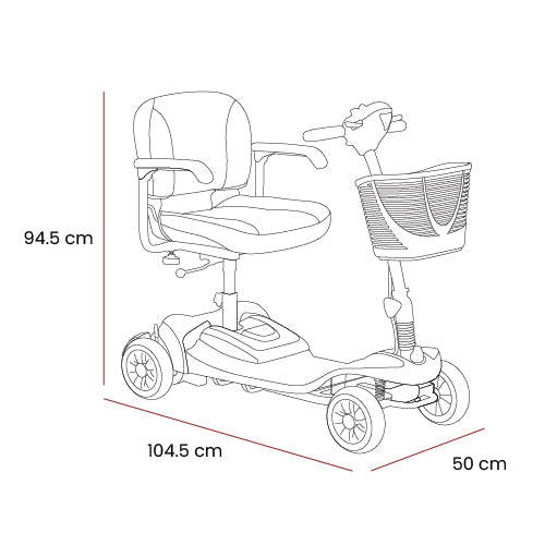 Motion Healthcare Lithlite Air Mobility Scooter