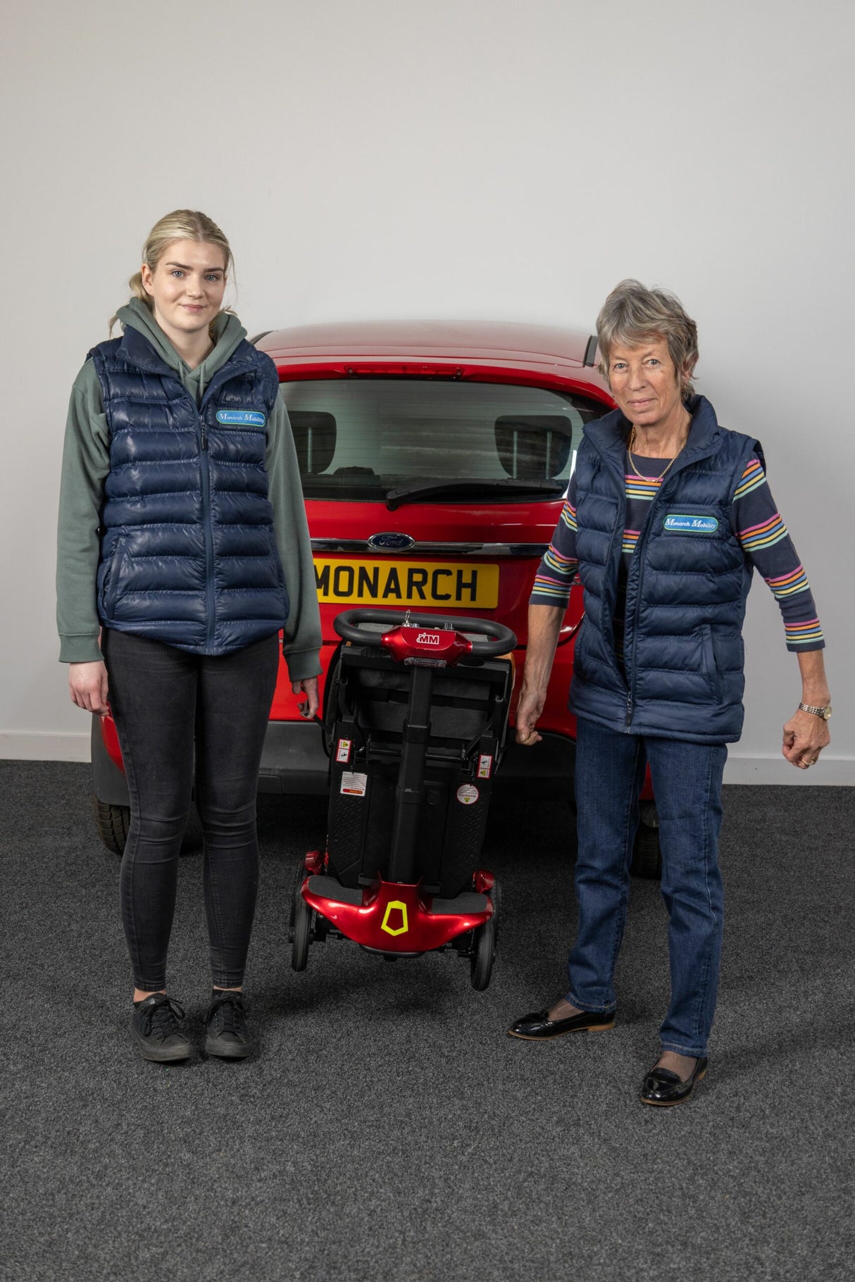 Monarch Genie Lightweight Folding Mobility Scooter - Only 16.85kg! Reconditioned with 12 Month Warranty