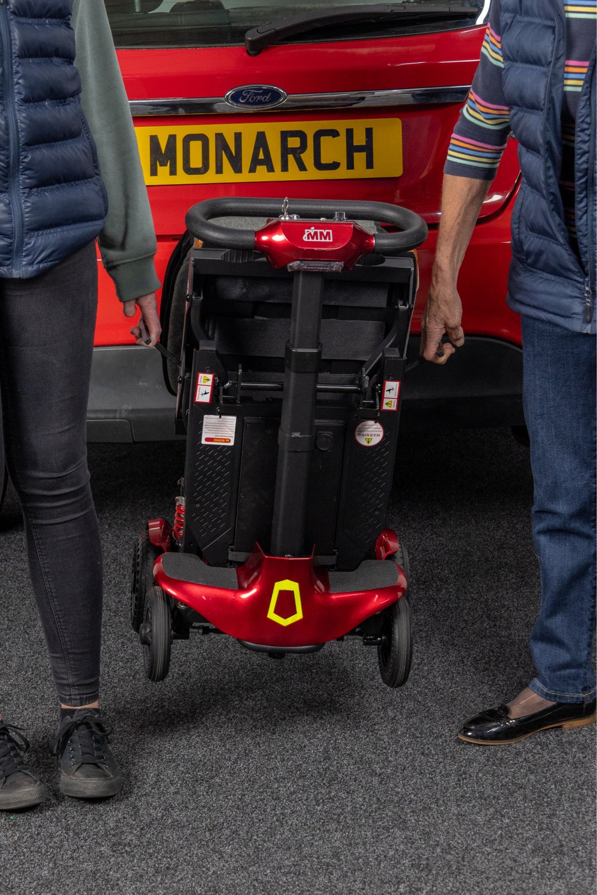 Monarch Genie Lightweight Folding Mobility Scooter - Only 16.85kg! Reconditioned with 12 Month Warranty