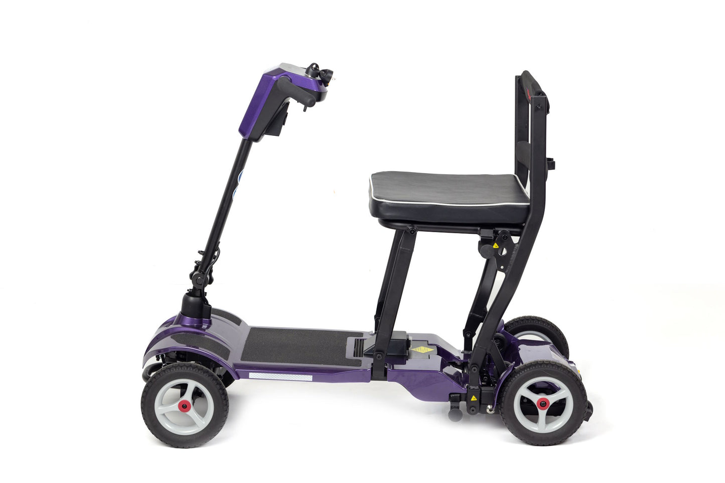 Monarch Air Plus Lightweight Folding Mobility Scooter. One of the lightest 4-wheel boot scooters in the world. Weighs only 15.70Kg!