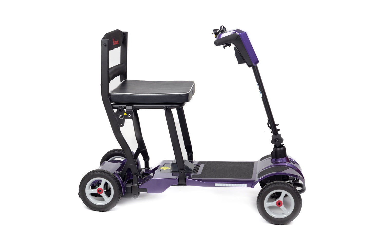 Monarch Air Plus Lightweight Folding Mobility Scooter. One of the lightest 4-wheel boot scooters in the world. Weighs only 15.70Kg!