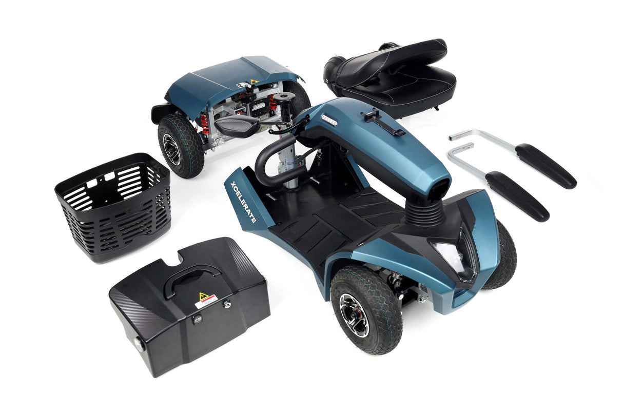 Motion Healthcare Xcelerate 8mph Scooter With A 25 Mile Range!