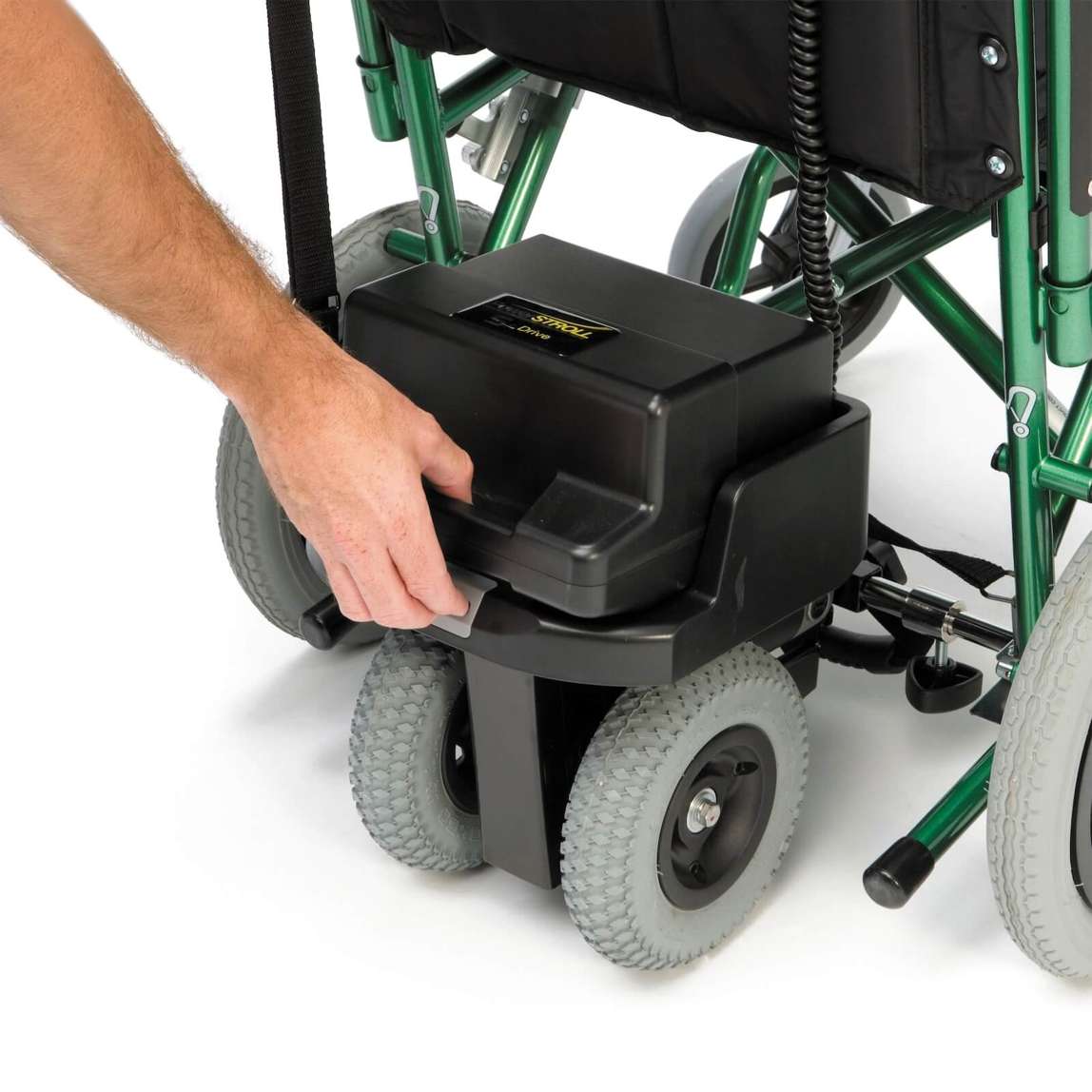 S Drive Powerstroll (Standard & Heavy Duty). Converts Most Manual Wheelchairs To An Electric Powered Chair!