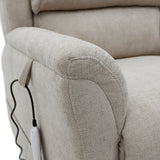 Motion Healthcare Sanford Wall Hugger Rise and Recline Chair. Optional Heat and Massage Upgrade