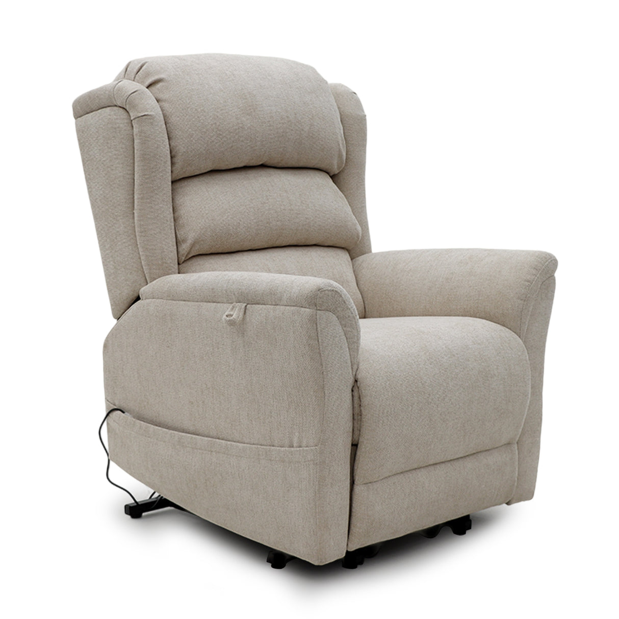 Motion Healthcare Sanford Wall Hugger Rise and Recline Chair. Optional Heat and Massage Upgrade