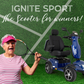 Scooterpac Ignite Sport 8mph Mobility Scooter. Feature Loaded!