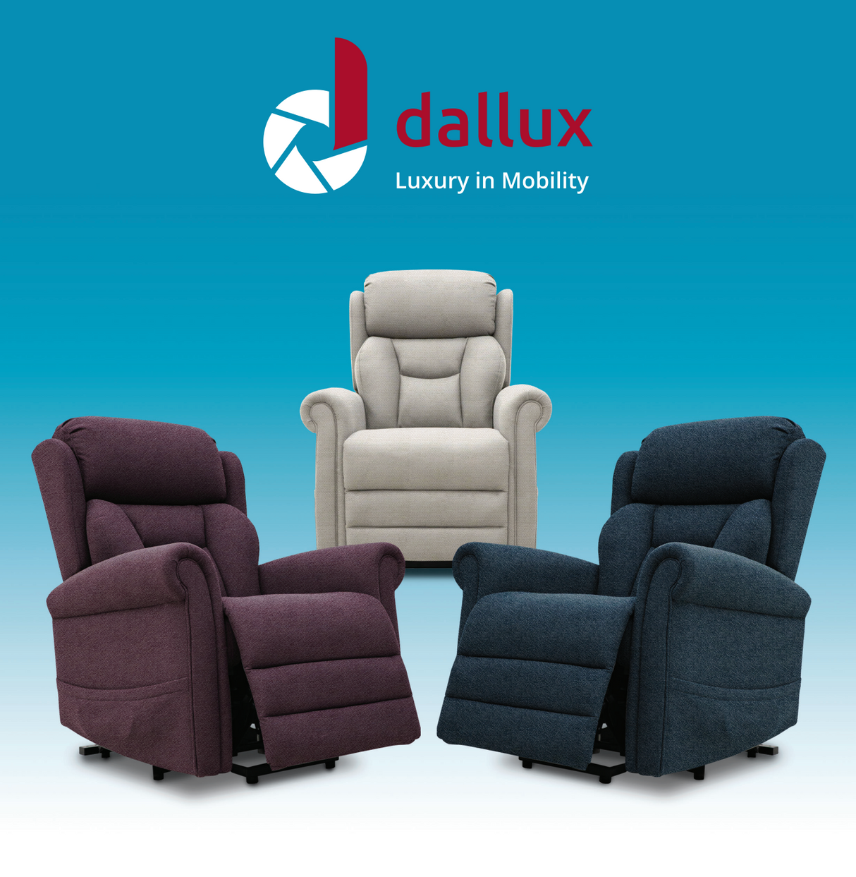 Dallux Nevis Rise and Recline Chair, Luxury Redefined! With Power Headrest, Lumber, Massage & Heat Options