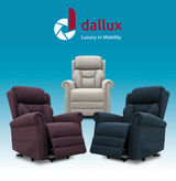Dallux Nevis Rise and Recline Chair, Luxury Redefined! With Power Headrest, Lumber, Massage & Heat Options