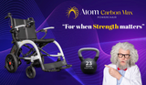 Scooterpac Atom Carbon Max Lightweight Folding Carbon Fibre powerchair. Just 15.5kg!