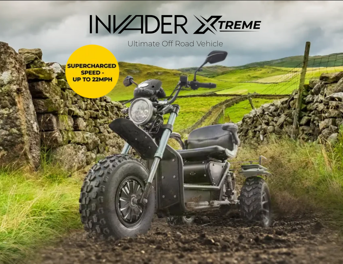 Scooterpac Invader Xtreme 22mph AWD Off-Road Mobility Scooter!