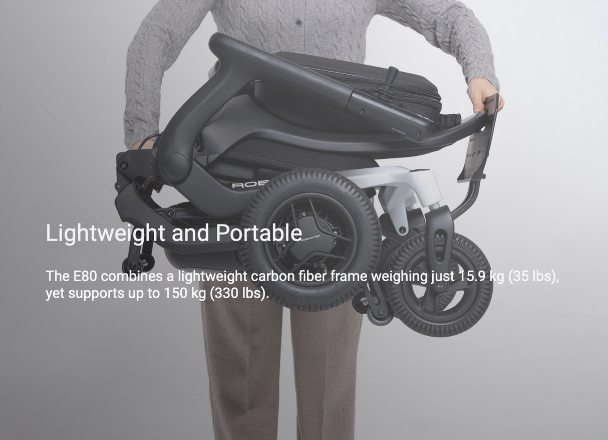 Robooter E80 Lightweight Folding Power Wheel Chair