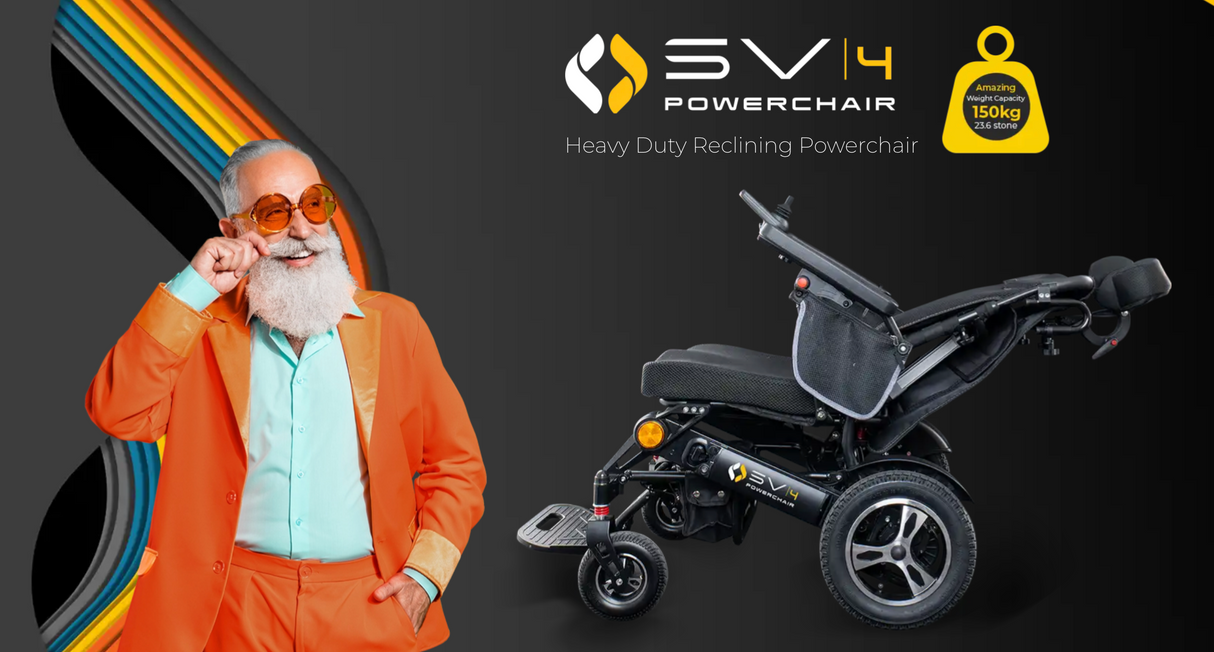 Scooterpac Savvy 4 Heavy Duty Reclining Powerchair