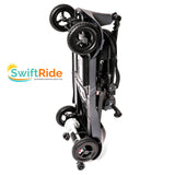 SwiftRide Ultralight Folding Mobility Scooter. Only 12Kg! Carbon Fibre & Magnesium Alloy Making It One of the Lightest Scooters On The Market!