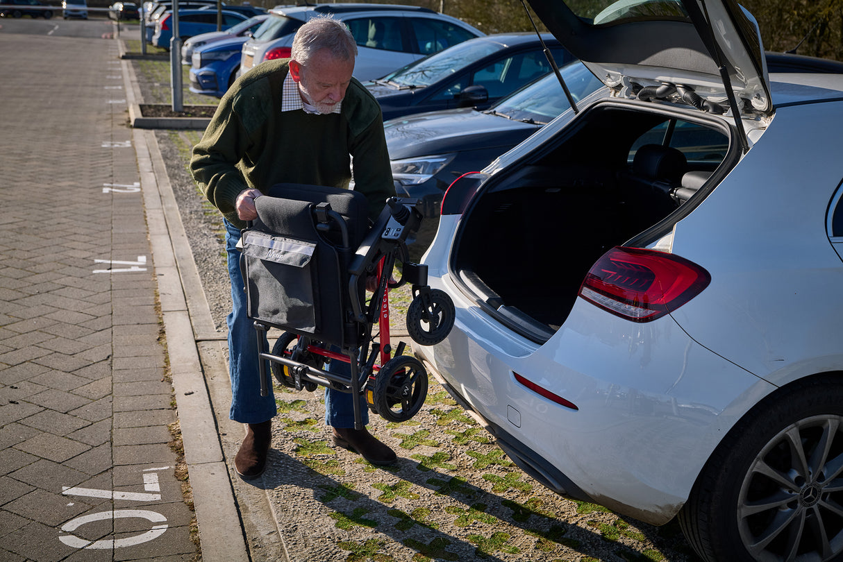 Motion Healthcare Electron Powerchair. Built for Life on the Move. Ultra Light & Compact Magnesium Frame At Just 11.7kg!