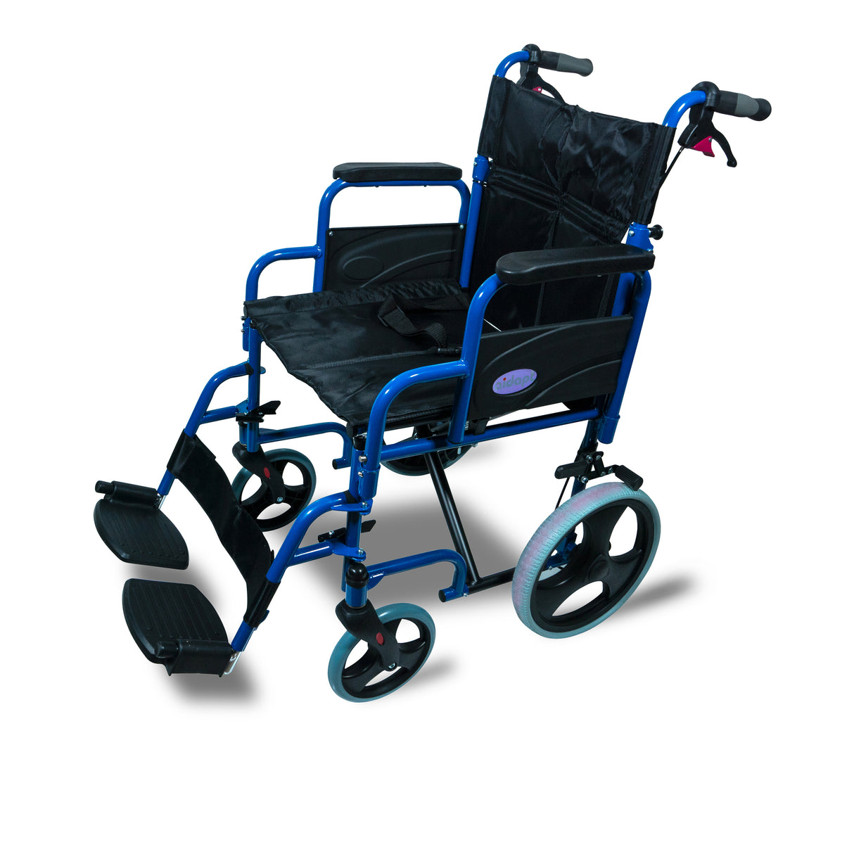 Aidapt Deluxe Attendant Propelled Steel Wheelchair