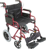 Aidapt Deluxe Attendant Propelled Steel Wheelchair
