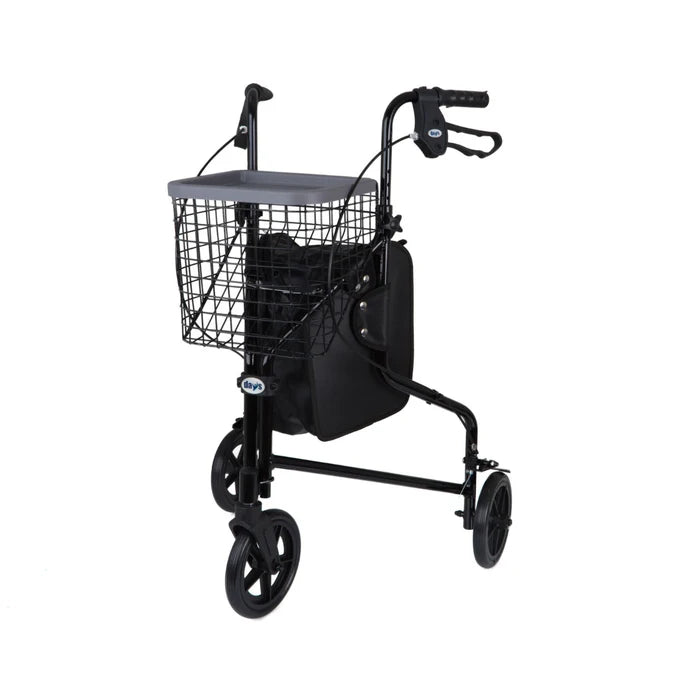 Days Aluminium Lightweight Tri-Wheel Walker by Performance Health