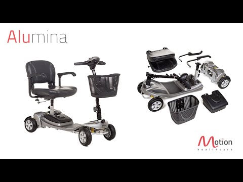 Alumina Pro Lightweight Mobility Scooter – 30 Miles Range