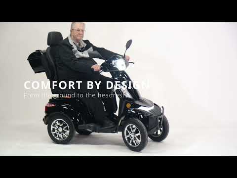 SwiftRide Heavy Duty 8mph Mobility Scooter with Captain Seat