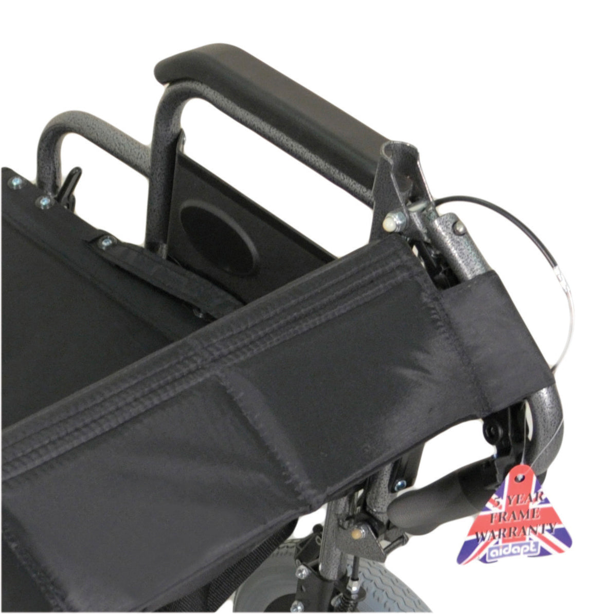 Aidapt Deluxe Attendant Propelled Steel Wheelchair