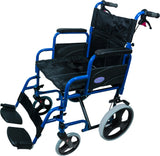 Aidapt Deluxe Attendant Propelled Steel Wheelchair