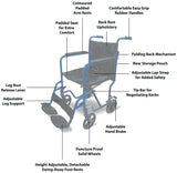 Aidapt Aluminium Compact Transit Wheel Chair