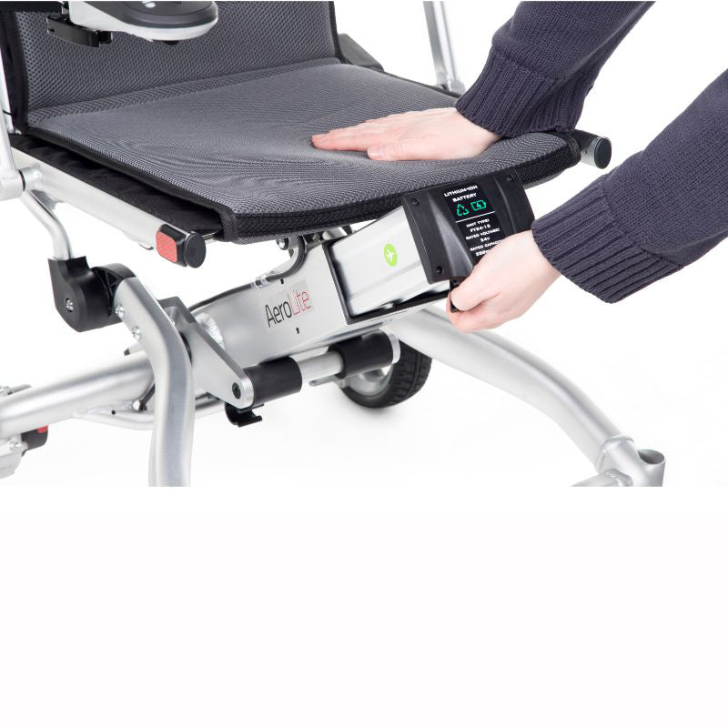 Aerolite Foldable Powerchair with Joystick Control
