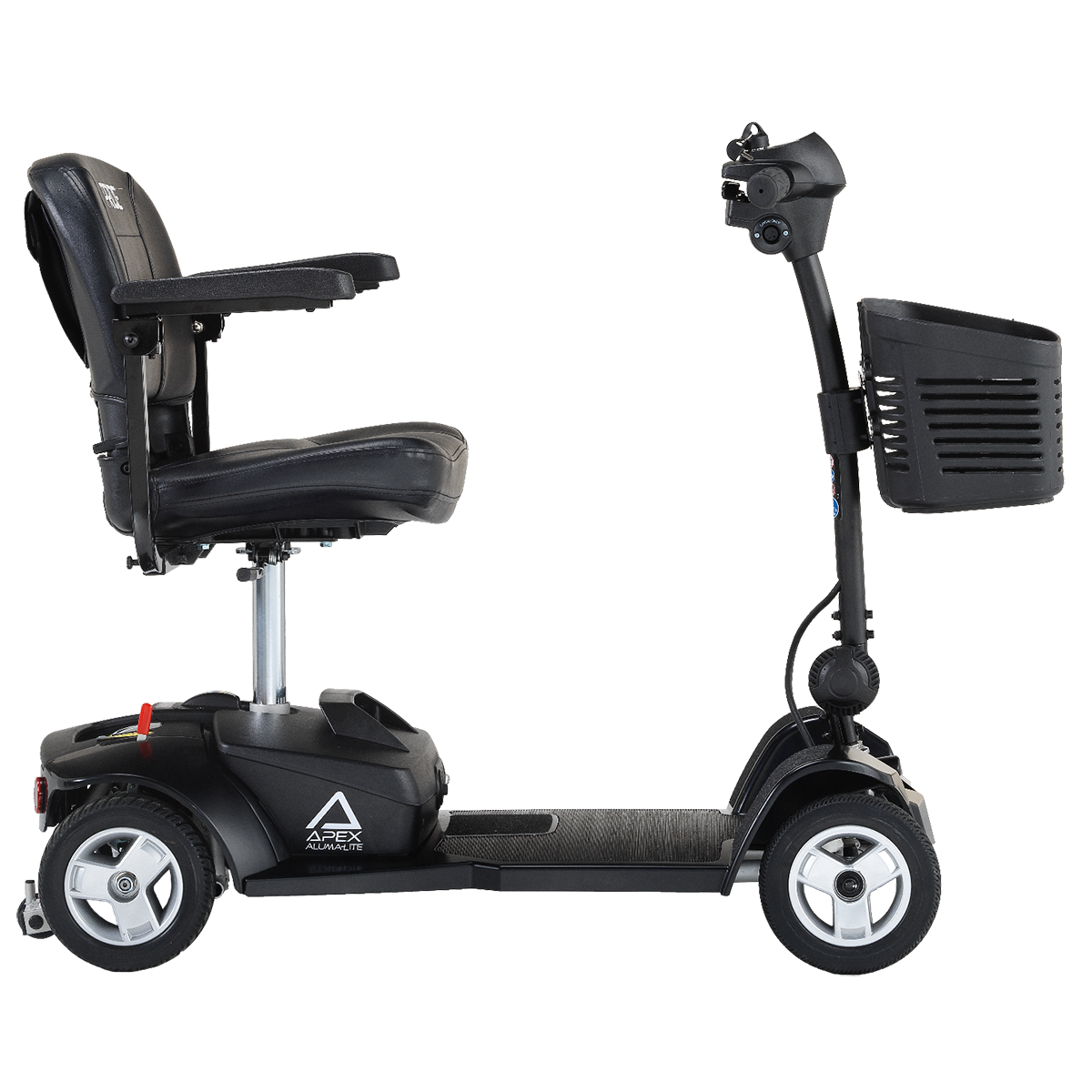 Apex Alumalite Compact Four-Wheeler Scooter - 4mph Maximum Speed