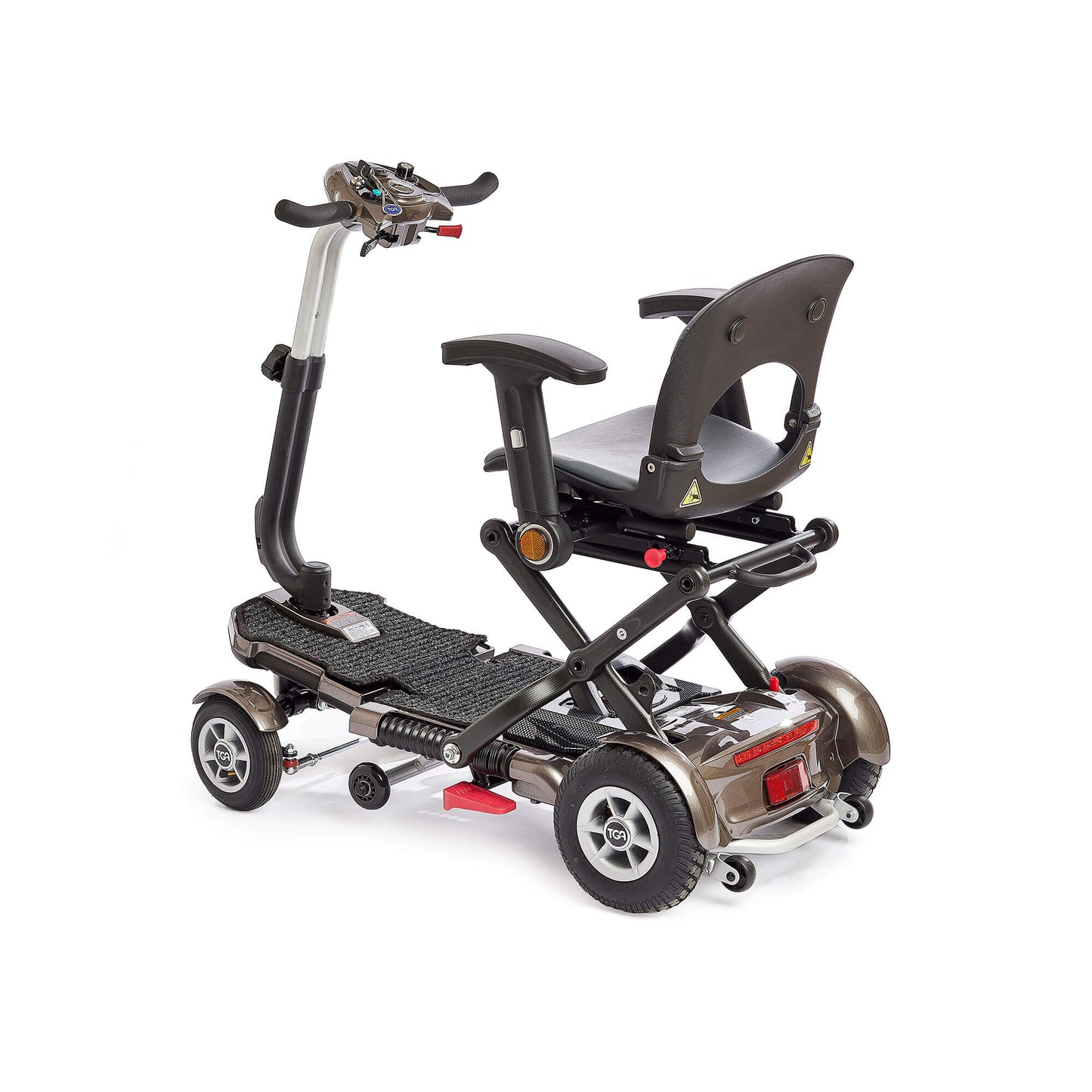 Minimo Plus Electric Mobility Scooter – Warm Bronze Metallic & Polar White Metallic