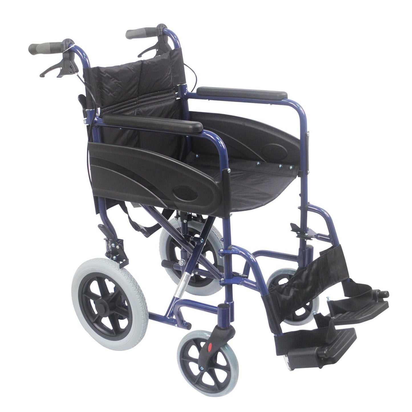 Aidapt Compact Transport Aluminium Assistant Propelled Wheelchair